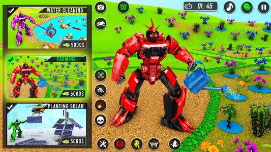 اسکرین شات بازی Dino Robot - Car Robot Games 7
