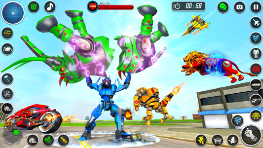 اسکرین شات 7 بازی Multi Animal Robot Car Games