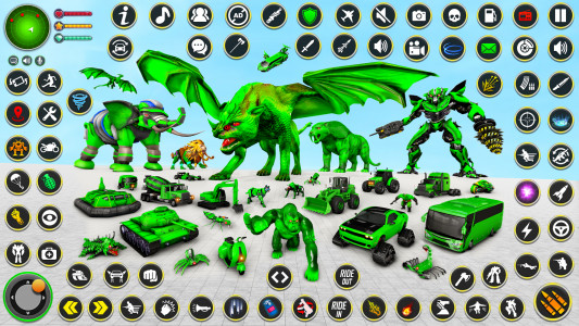 اسکرین شات بازی Multi Animal Robot Car Games 3