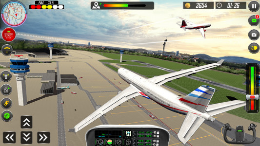 اسکرین شات بازی Real Plane Landing Simulator 3