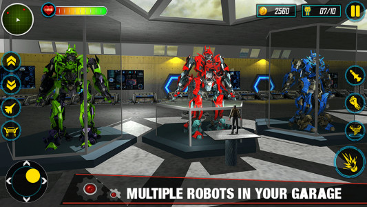 اسکرین شات 4 بازی Multi Robot Car Transform Game