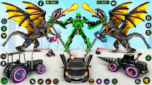 اسکرین شات بازی Multi Robot Car Transform Game 1