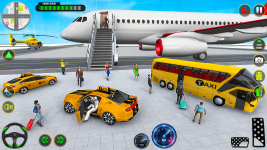 اسکرین شات بازی Taxi Car Driving: Car Games 3d 2