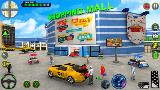 اسکرین شات بازی Taxi Car Driving: Car Games 3d 1