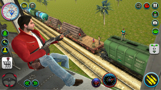 اسکرین شات برنامه Train Car Theft: Car Games 3d 6
