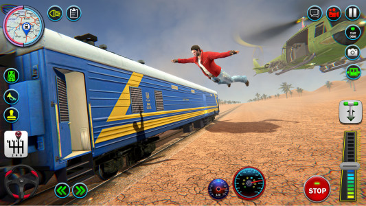 اسکرین شات برنامه Train Car Theft: Car Games 3d 2