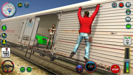 اسکرین شات برنامه Train Car Theft: Car Games 3d 4