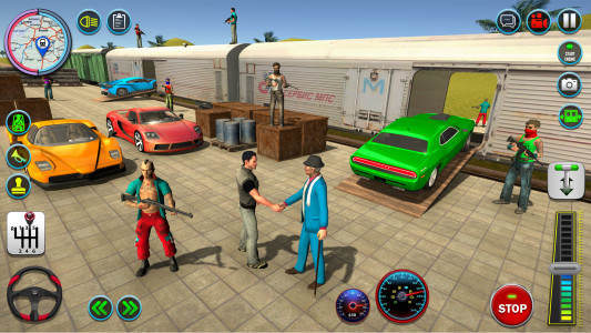 اسکرین شات برنامه Train Car Theft: Car Games 3d 1