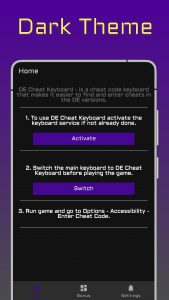 اسکرین شات 5 برنامه DE Cheat Keyboard
