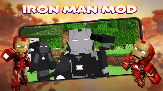 اسکرین شات 2 برنامه Iron Man Mod For Minecraft PE