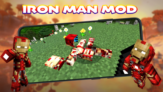 اسکرین شات 4 برنامه Iron Man Mod For Minecraft PE