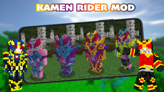 اسکرین شات 1 برنامه Kamen Rider Mod For MCPE