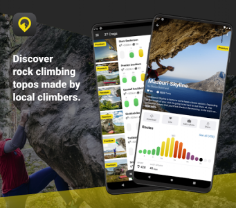 اسکرین شات برنامه Rock Climbing Guide | 27 Crags 1
