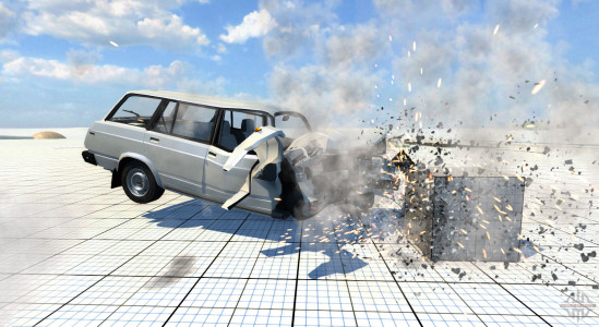 اسکرین شات بازی Crash Car Traffic Simulation 2