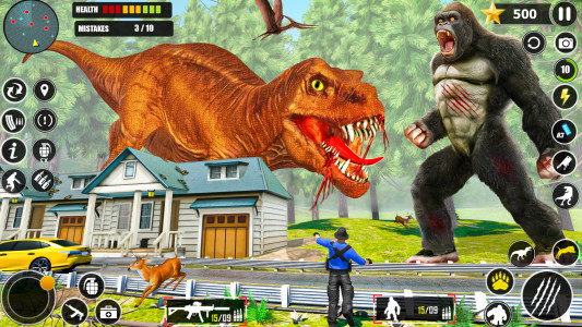 اسکرین شات برنامه Wild Gorilla Game: Smash City 8