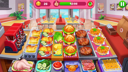 اسکرین شات بازی Cooking Diner: Chef Game 1