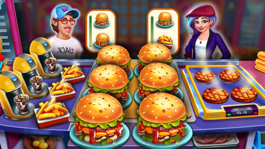 اسکرین شات 1 بازی Kitchen Star Cooking Games