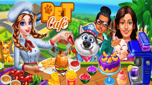 اسکرین شات بازی Pet Cafe - Animal Restaurant Crazy Cooking Games 1