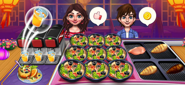 اسکرین شات بازی Cooking Stack: Cooking Games 3
