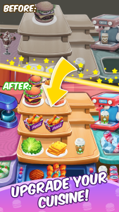 اسکرین شات 2 بازی Cooking Stack: Restaurant Game