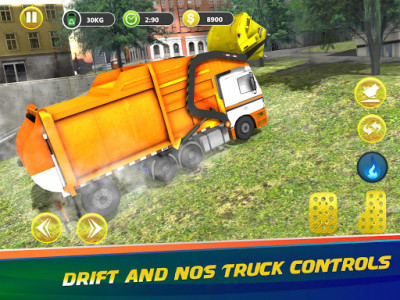 اسکرین شات برنامه Crazy Garbage Truck Simulator 7