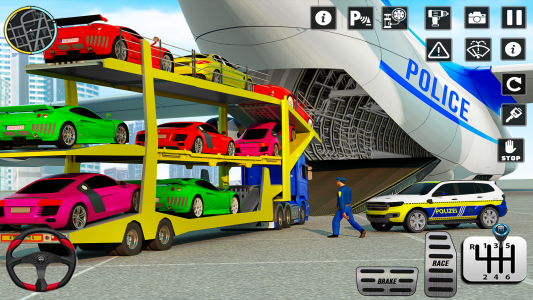 اسکرین شات بازی Police Game Transport Truck 5