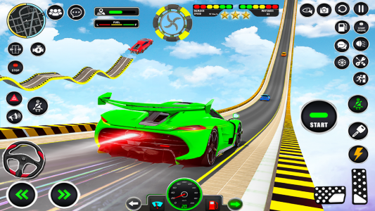 اسکرین شات بازی Crazy Car Race 3D: Car Games 3