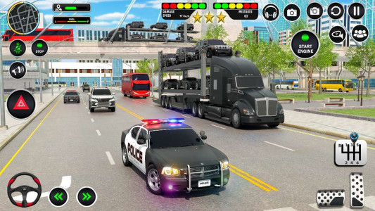 اسکرین شات 4 بازی Police Game Transport Truck