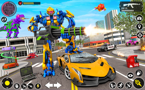 اسکرین شات بازی Multi Robot Car Transform Game 1