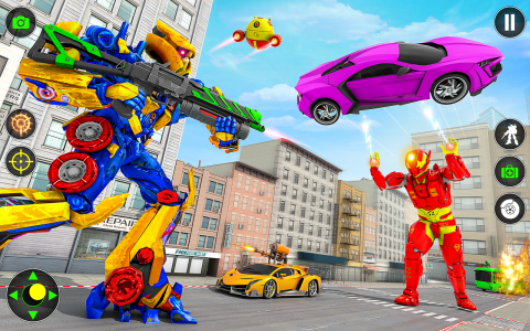 اسکرین شات 8 بازی Multi Robot Car Transform Game