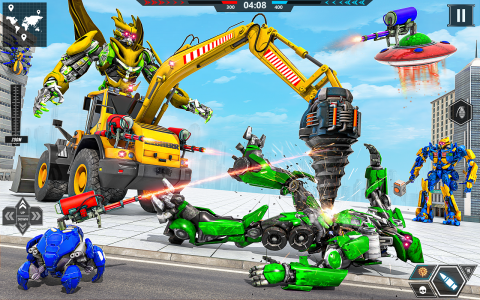 اسکرین شات بازی Multi Robot Car Transform Game 3