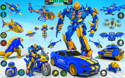 اسکرین شات بازی Multi Robot Car Transform Game 4
