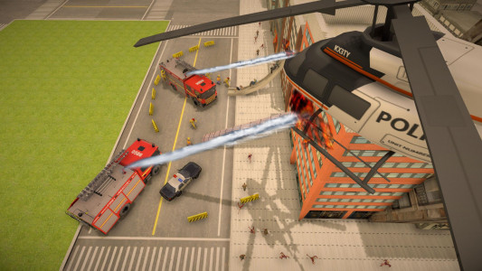 اسکرین شات بازی 911 Fire Rescue Truck Driver Simulator 2020 4