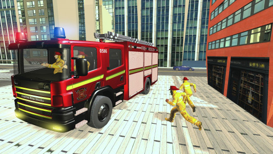 اسکرین شات بازی 911 Fire Rescue Truck Driver Simulator 2020 1
