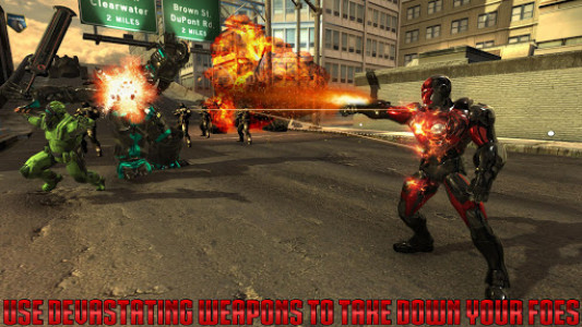 اسکرین شات بازی Ultimate Superhero Flying Iron City Rescue Mission 2