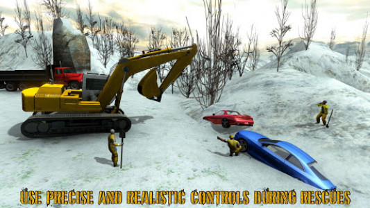 اسکرین شات بازی Heavy Snow Excavator Crane Simulator 2018 6