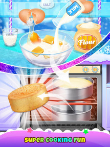 اسکرین شات بازی Icy Cake Desserts - Princess Ice Food 1