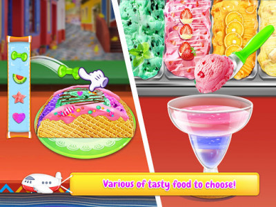 اسکرین شات بازی Rainbow Unicorn Ice Cream Food Maker Cooking Games 4