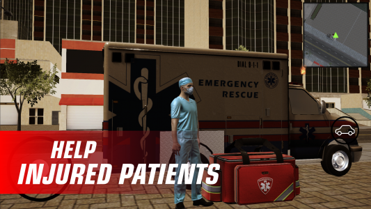 اسکرین شات بازی Ambulance simulator city car 5