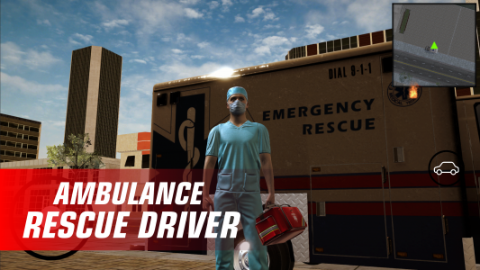 اسکرین شات بازی Ambulance simulator city car 6