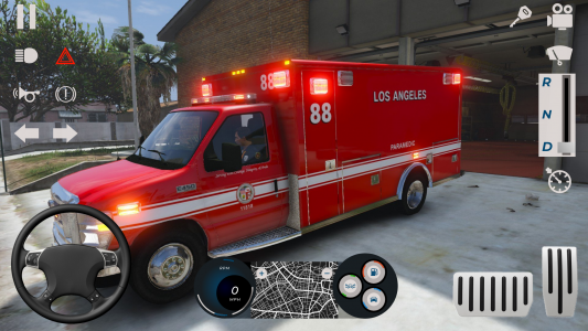 اسکرین شات بازی Ambulance simulator city car 1