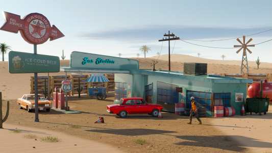 اسکرین شات 1 بازی Gas Station Junkyard Sim 3D