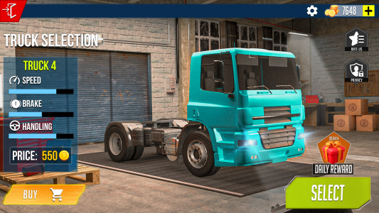 اسکرین شات بازی Truck Simulator: Truck Games 3