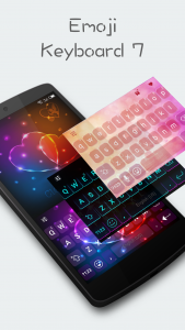 اسکرین شات برنامه Emoji Keyboard 7 - Cute Sticke 1