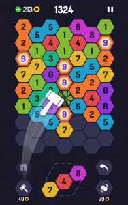 اسکرین شات بازی UP 9 Hexa Puzzle! Merge em all 4