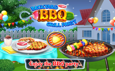 اسکرین شات بازی Backyard BBQ Grill Party 1