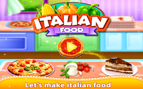 اسکرین شات بازی Italian Food Chef Cook Pizza 1
