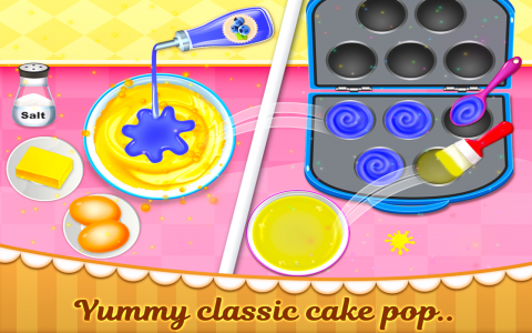 اسکرین شات بازی Rainbow Cake Pop Maker 2