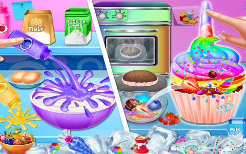 اسکرین شات بازی Rainbow Ice Cream Party 2