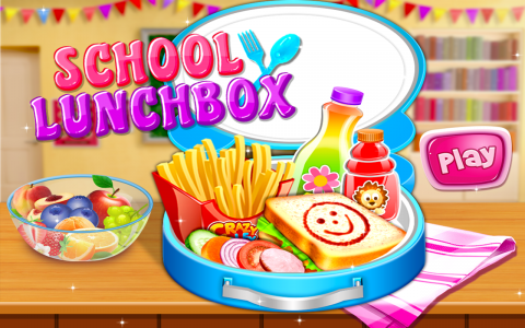 اسکرین شات بازی School Lunchbox Food Maker 1